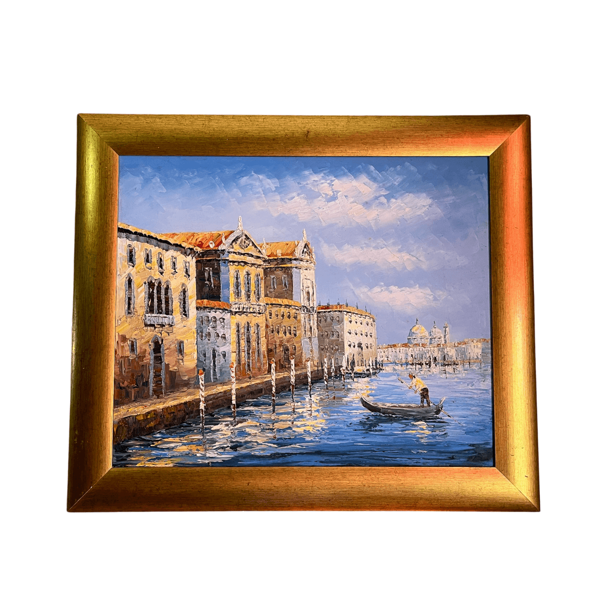 Quadro Emoldurado Vintage Veneza