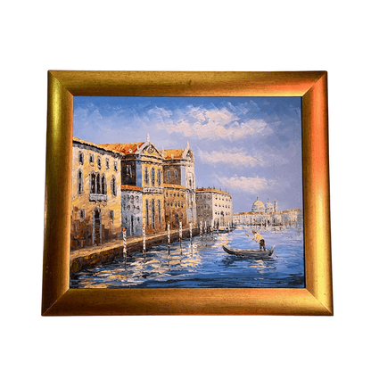 Quadro Emoldurado Vintage Veneza