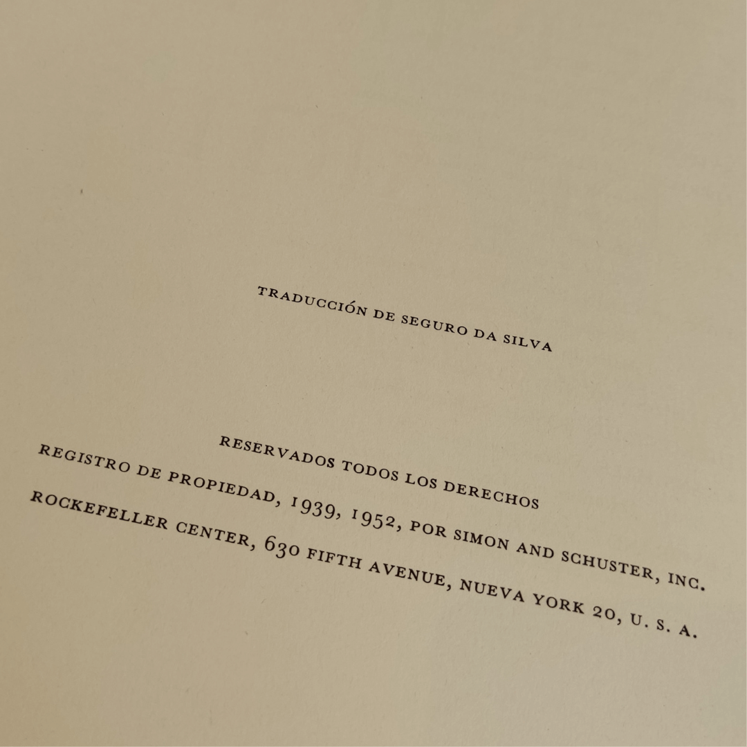 Livro Antigo 'Piezas Magistrales Del Arte' de 1952