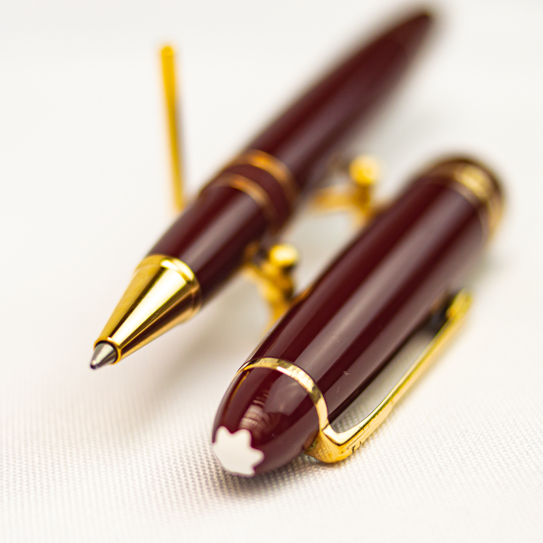 Caneta Rollerball Montblanc Le Grand 162 Bordeaux - 1980