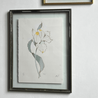 Litografia 'Tulip' de Attilio Baschera, 27/50