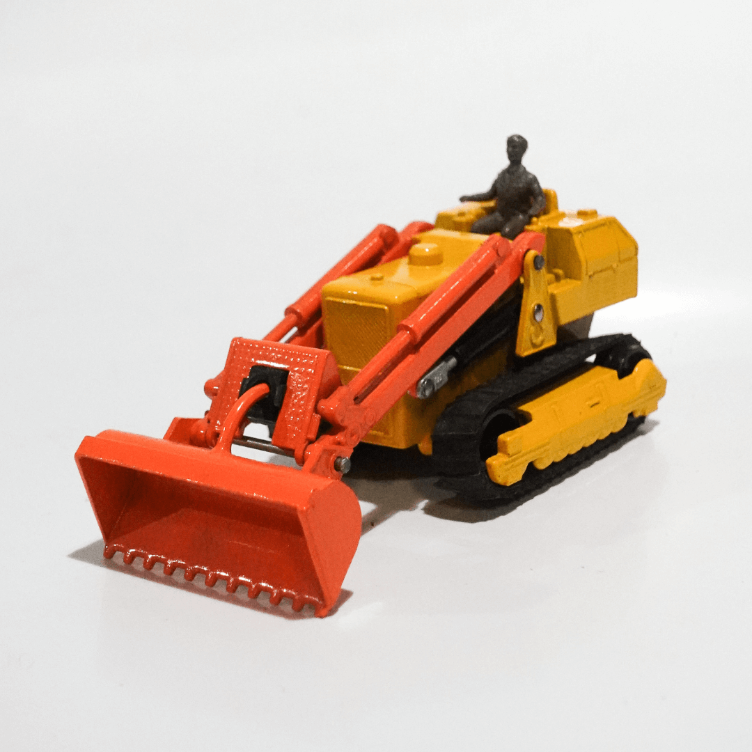 Miniatura Colecionável Matchbox 977 Caterpillar Traxcavator