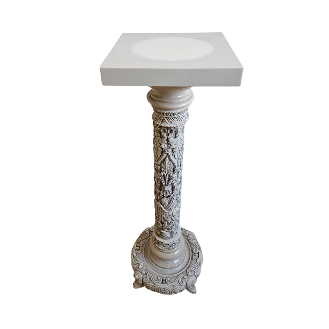 Escultura Vintage Deusa Grega Perséfone com Pedestal