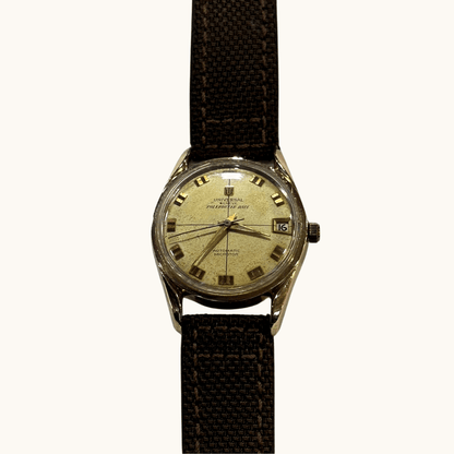 Relógio de Pulso Universal Genève Polerouter 37mm anos 1960