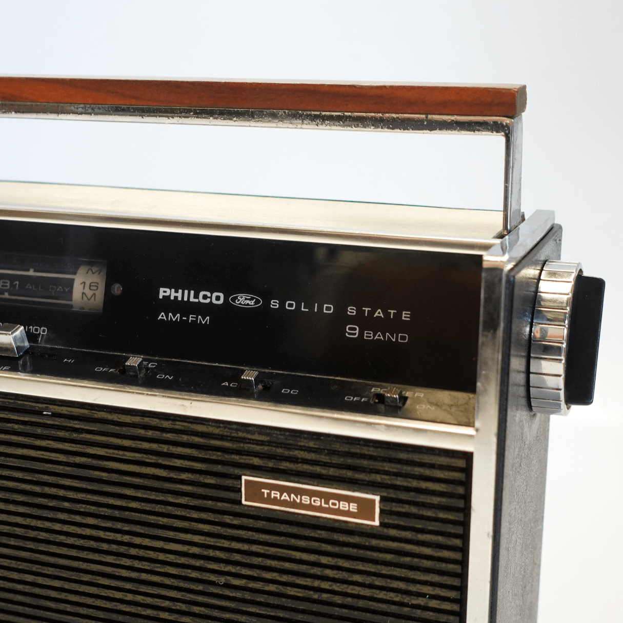 Rádio Transglobe Philco Ford anos 70