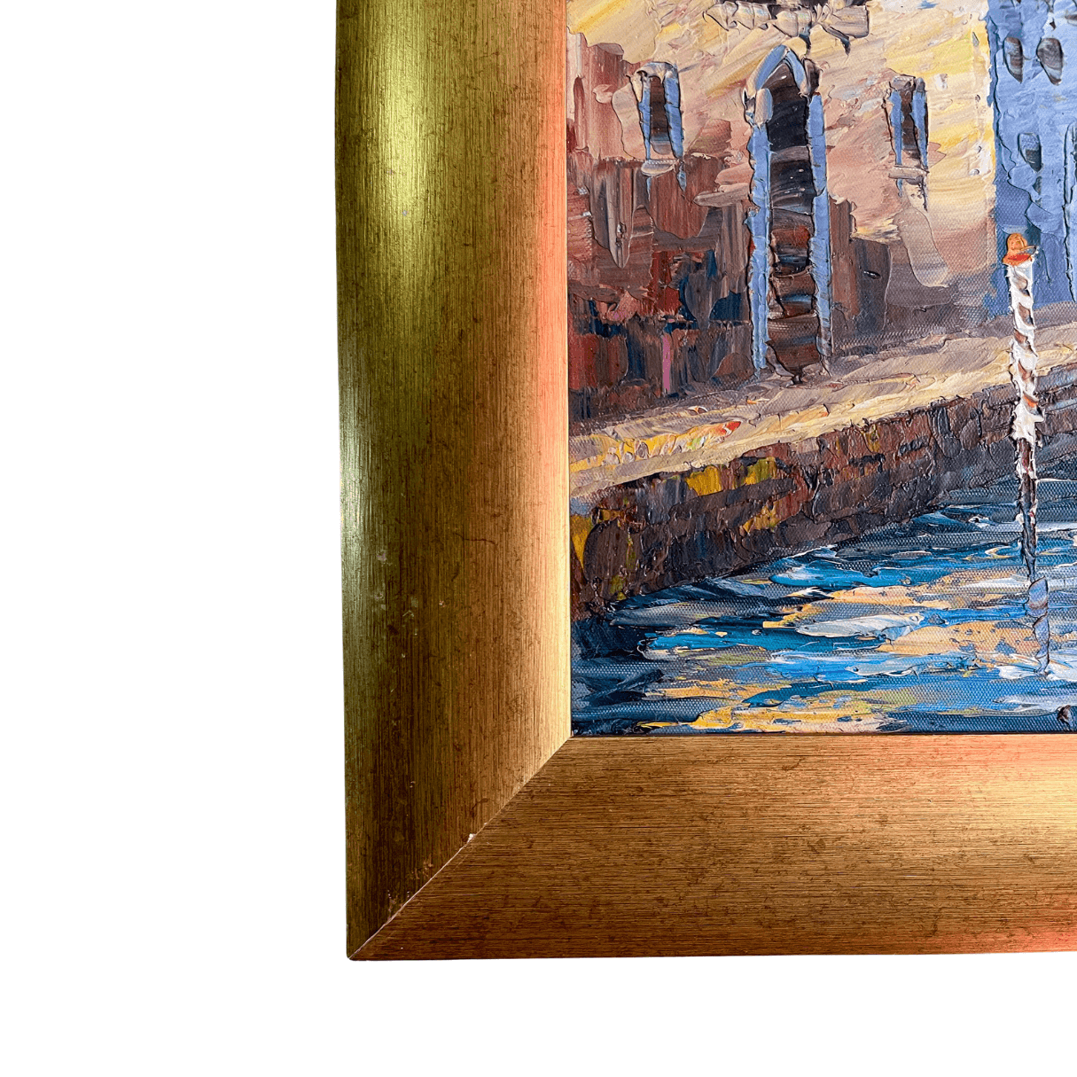 Quadro Emoldurado Vintage Veneza