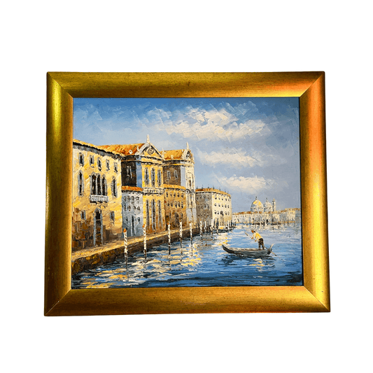 Quadro Emoldurado Vintage Veneza