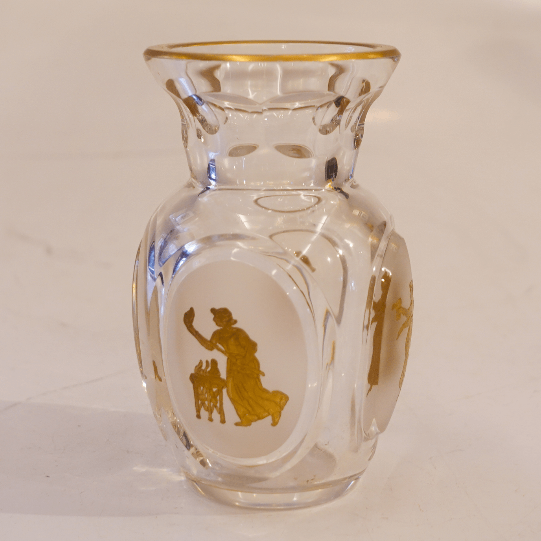 Vaso em Cristal Val Saint Lambert - Danse de Flore