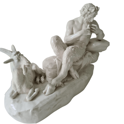 Escultura Antiga Alemã "Fauno de Nymphenburgh",