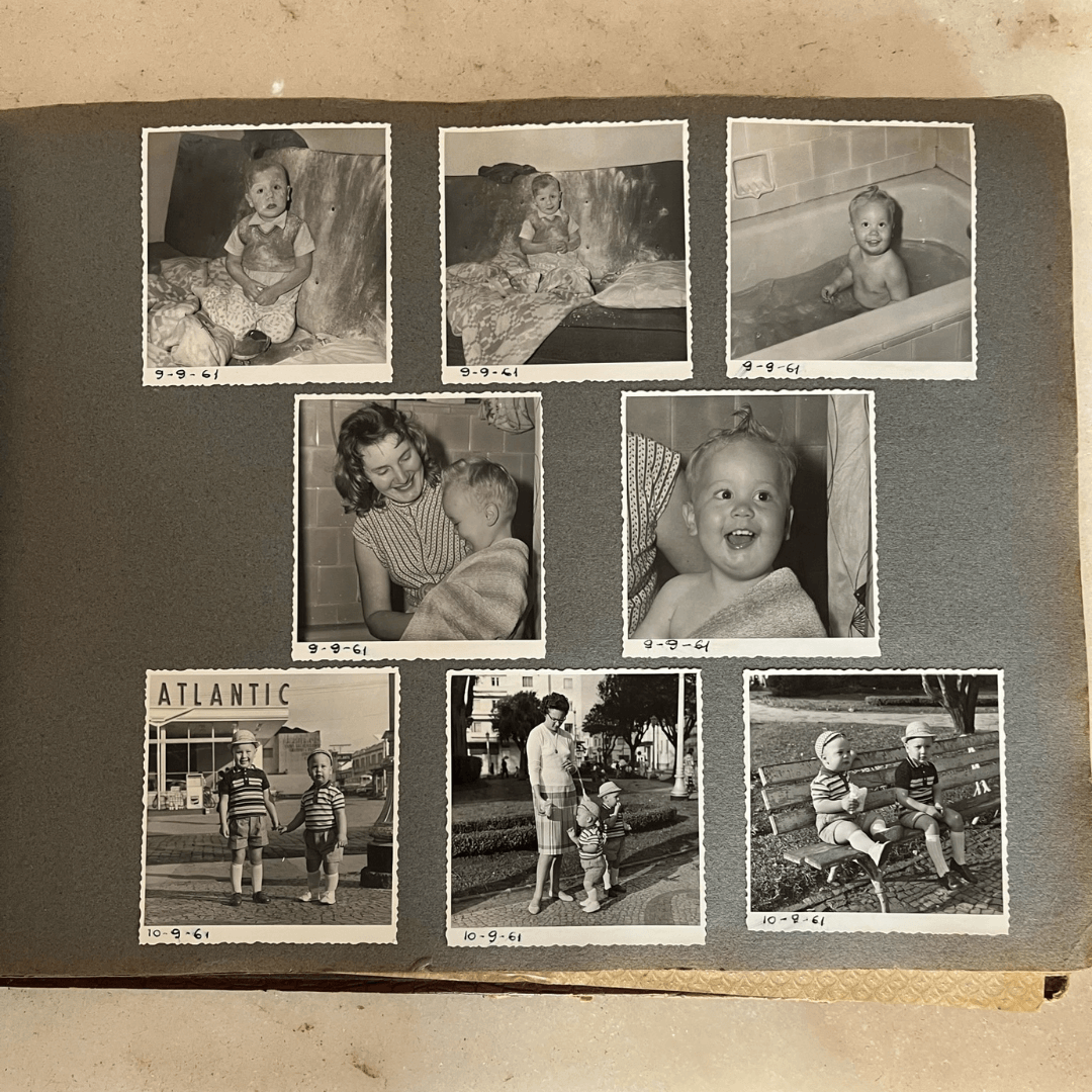Álbum de Fotos de Família dos anos 1960