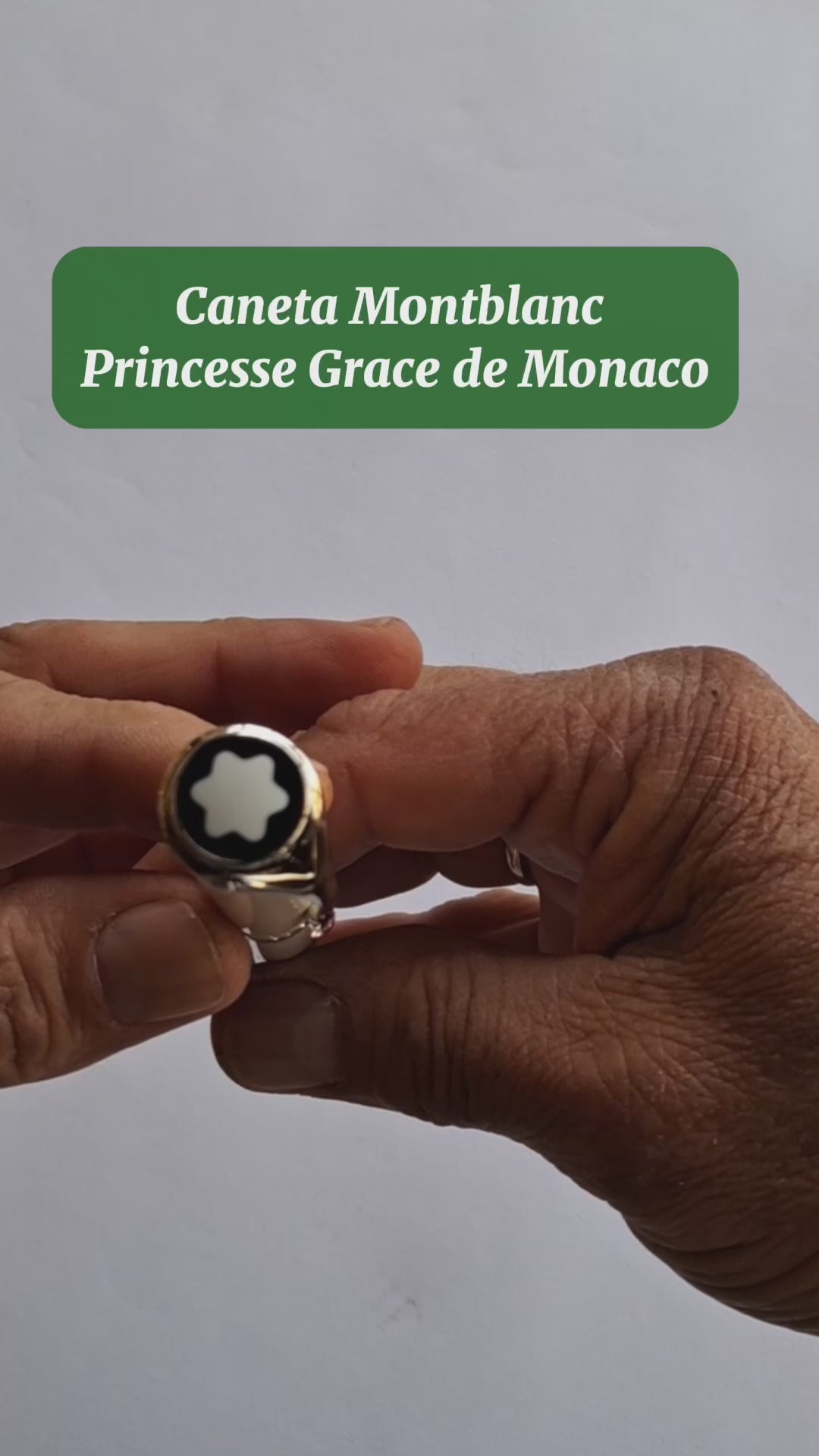 Caneta Rollerball Montblanc Princesse Grace de Monaco Ivory - vintage - original - veentx