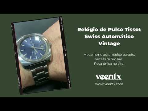 Rel gio de Pulso Tissot Swiss Autom tico Vintage veentx