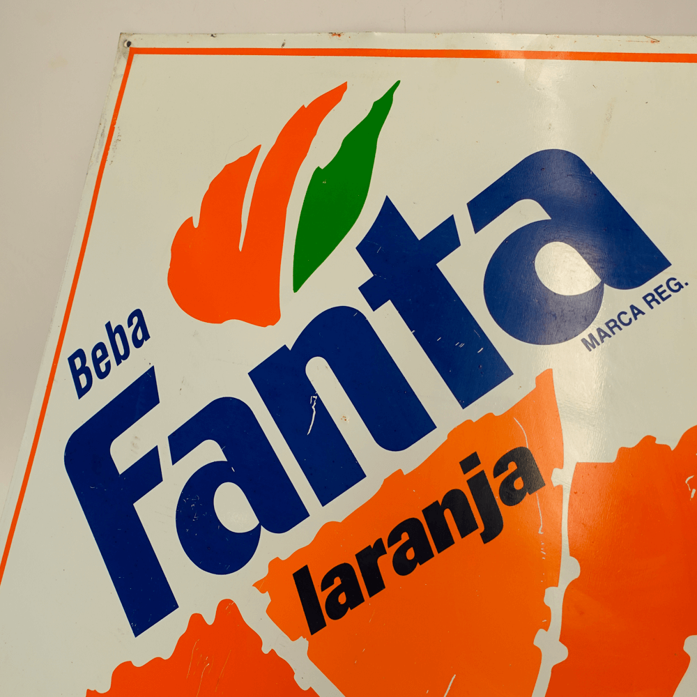 Placa Decorativa Fanta dos anos 1970