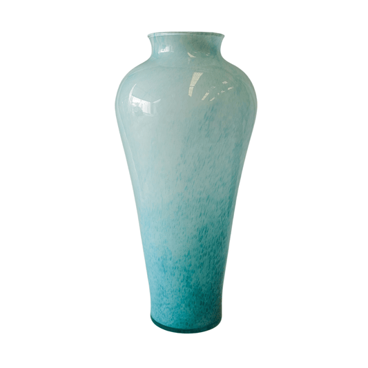 Vaso em Murano Vintage Degradê Azul de 1970