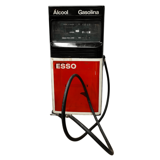 Bomba de Gasolina Esso Vintage dos anos 1990