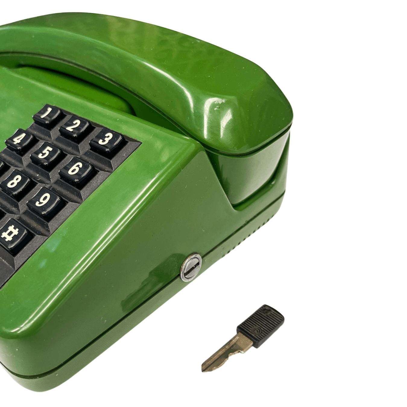 Telefone Gradiente Vintage Verde dos anos 1970