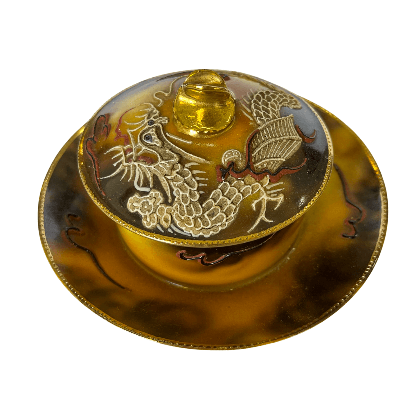 Mantegueira Japonesa com Detalhes em Ouro