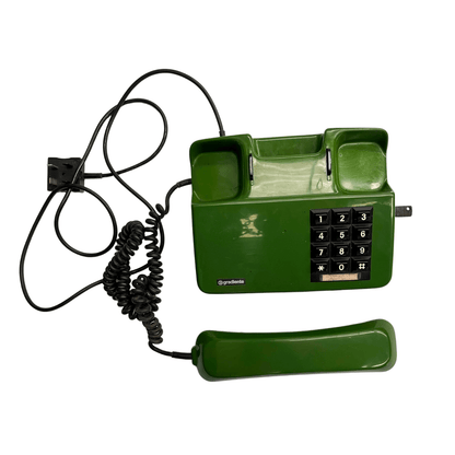 Telefone Gradiente Vintage Verde dos anos 1970