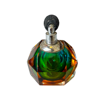 Perfumeiro Vintage em Cristal Bicolor de 1960