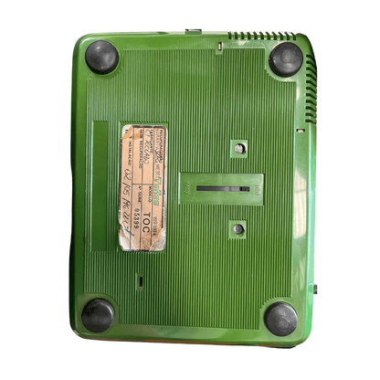 Telefone Gradiente Vintage Verde dos anos 1970 fundo