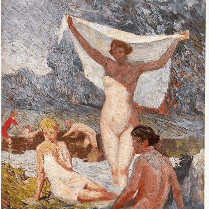 Reprodução "Banho Matinal" de Armando Vianna de 1929