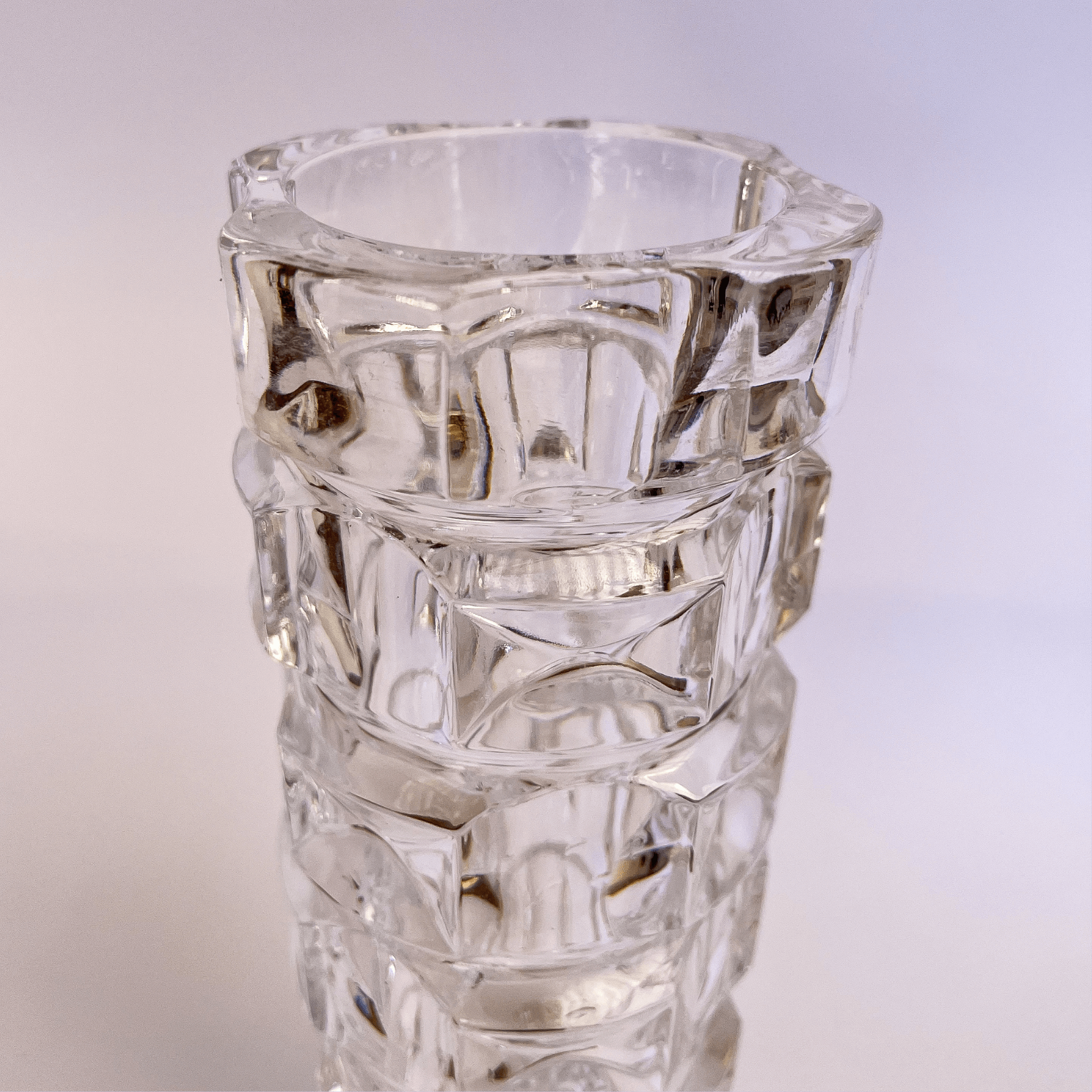 Vaso de Cristal Francês de 1970