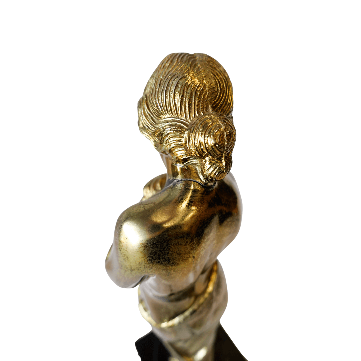 Escultura Antiga estilo Art nouveau Golden Woman
