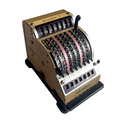 Máquina de Cálculo Vintage Alemã de 1960