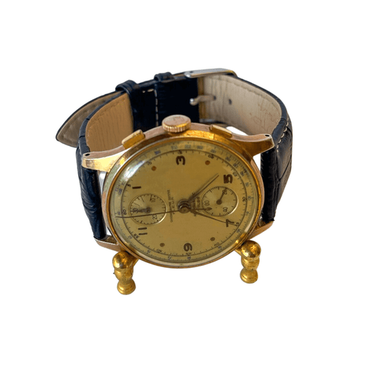 Relógio Cronógrafo Suíço Fleur dos anos 1940