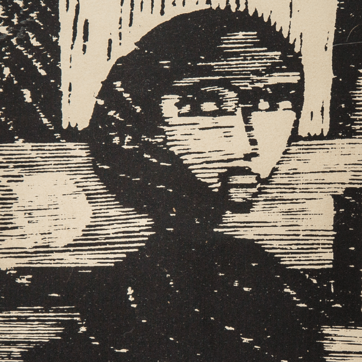 Xilogravura Sem Título de Gilvan Samico de 1958