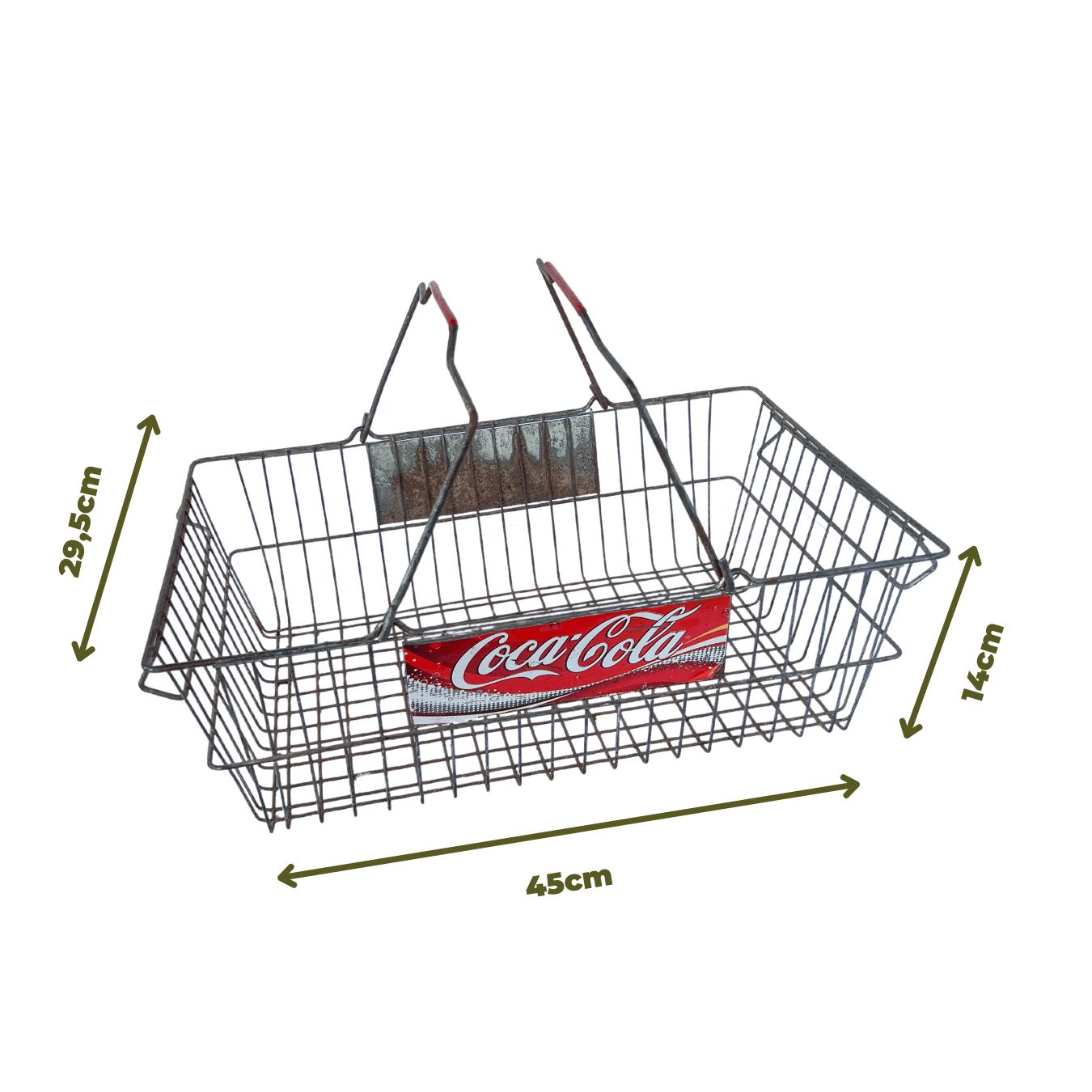 Cesto Vintage da Coca-Cola dos anos 1990