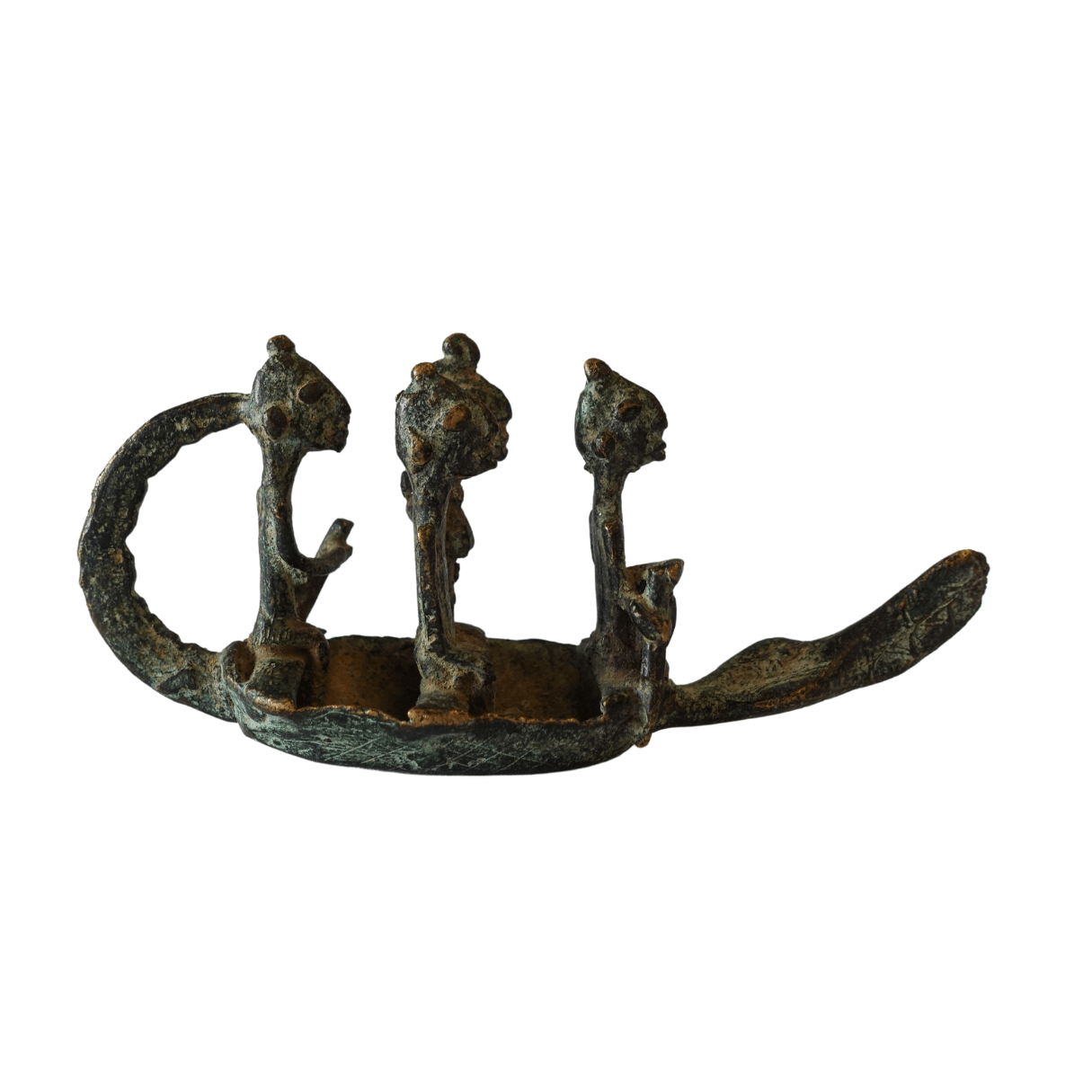 Bronze de Benim Antigo da Tribo Edo de 1897