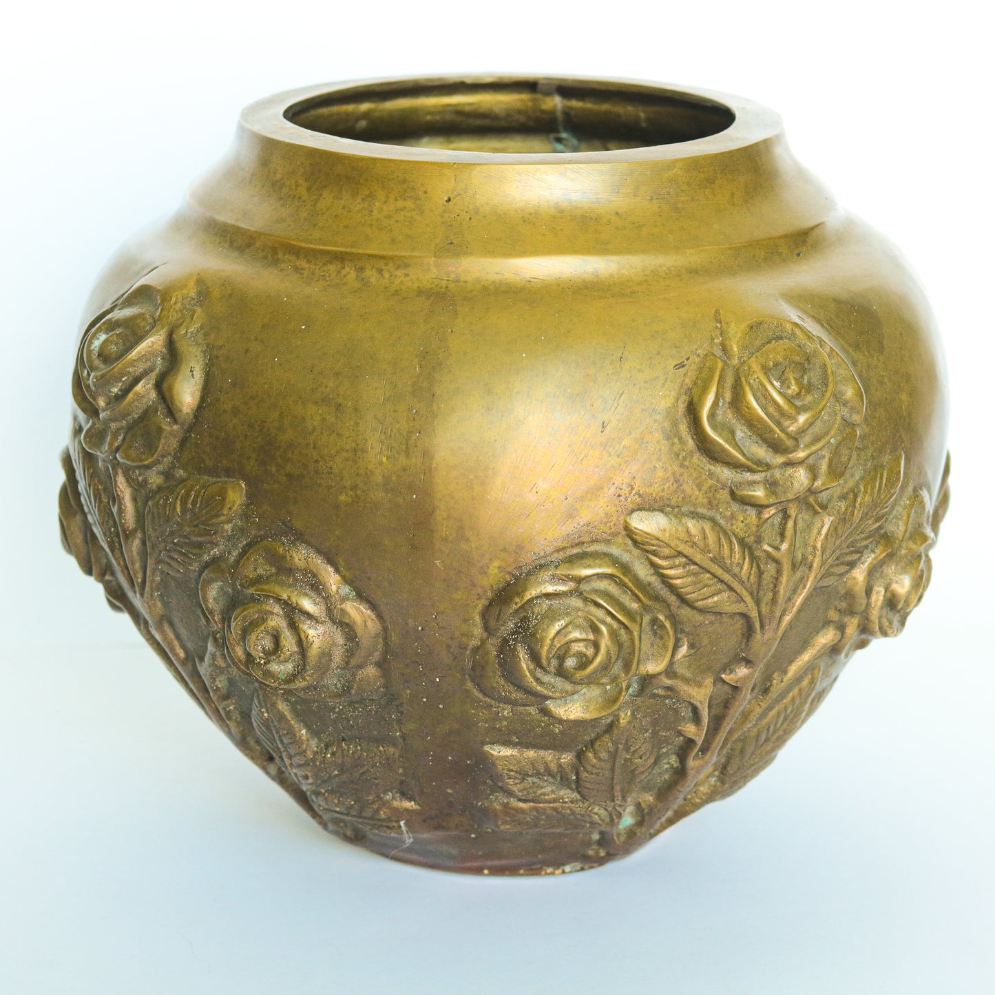 Vaso em Bronze do Brasil detalhes