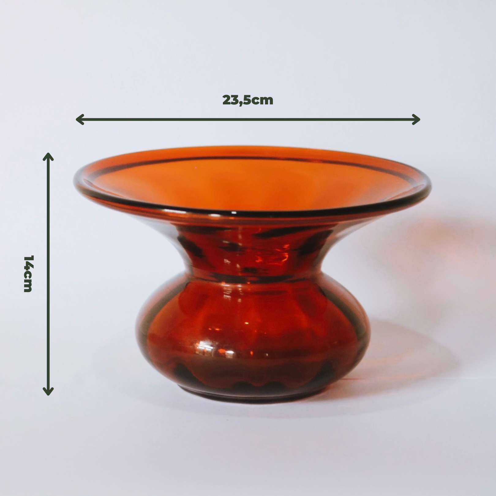Cuspideira Âmbar de 1950
